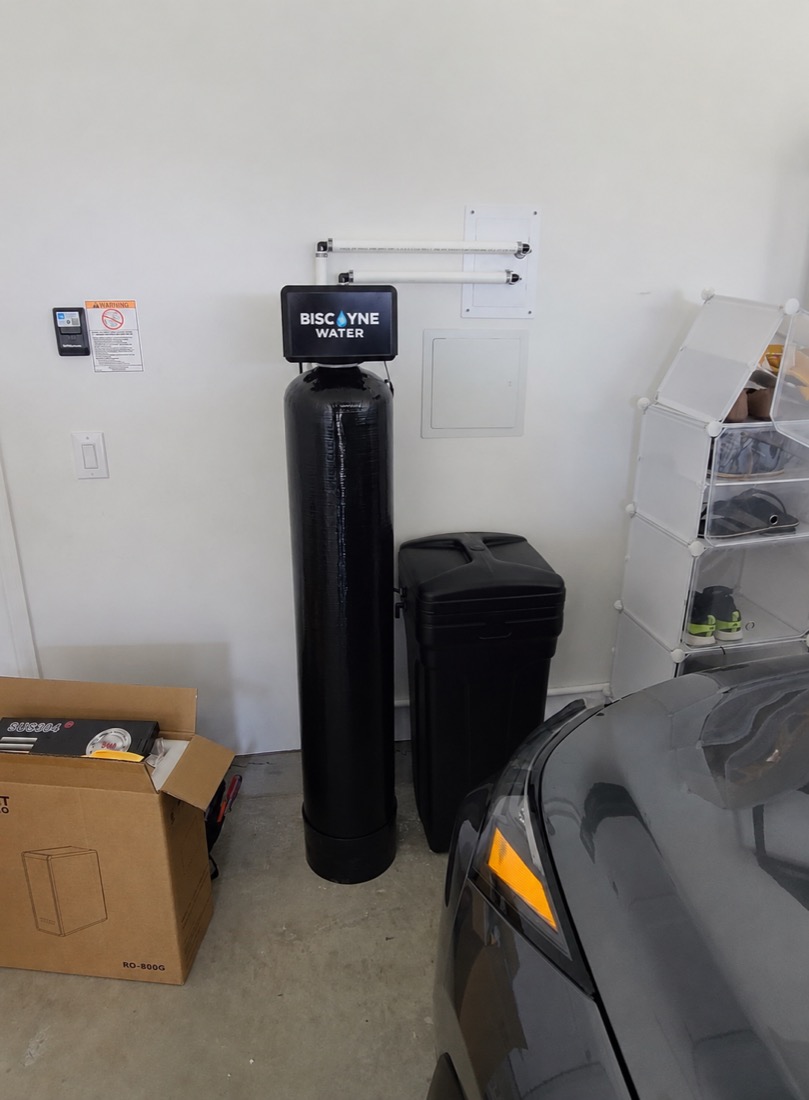 Miami Best Plumber water heater replacement in garage